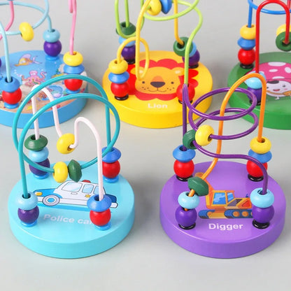 Učebné puzzle s mini drôteným valčekom