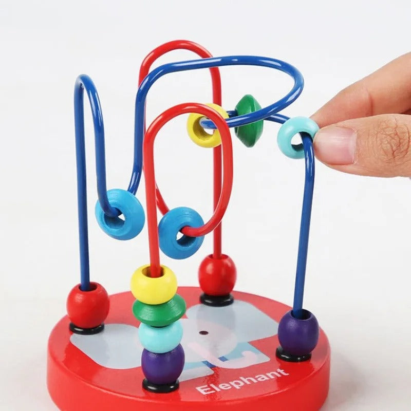 Učebné puzzle s mini drôteným valčekom